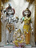 Bhagwan Shri Shankar, Shri Parvatiji and Shri Ganeshji